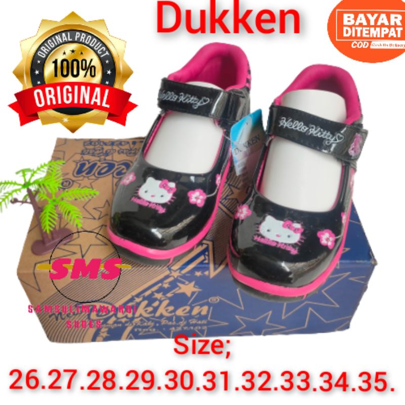 SEPATU DUKKEN  ANAK PEREMPUAN/TK/SD/SEPATU  SEKOLAH DUKKEN ANAK