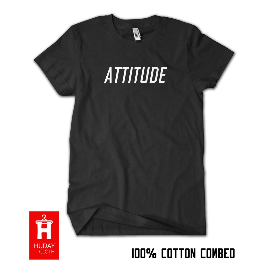 KAOS KATA KATA ATTITUDE KAOS BAJU PRIA WANITA