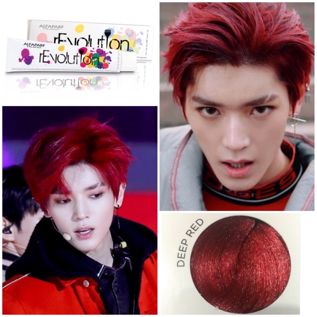 Alfaparf Milano Color Revolution Deep Red Hair Dye Maroon Cat Rambut Semi Permanent Vegan Warna Mera