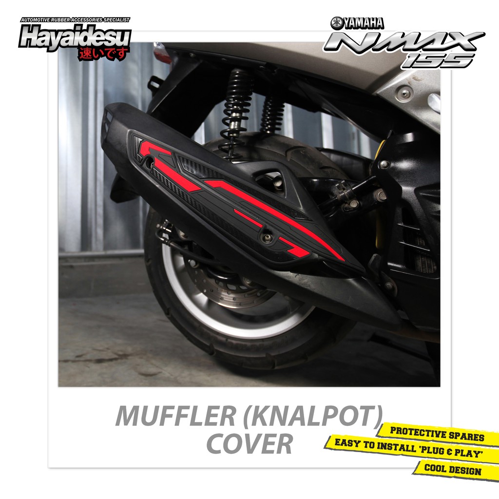 

Hayaidesu NMAX Body Protector Knalpot Muffler Cover