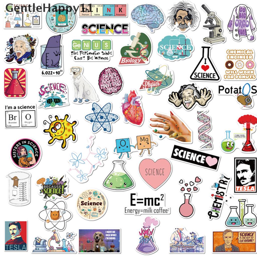 Gentlehappy 50Pcs / set Stiker Programming Diy Untuk Dekorasi Laptop / PC