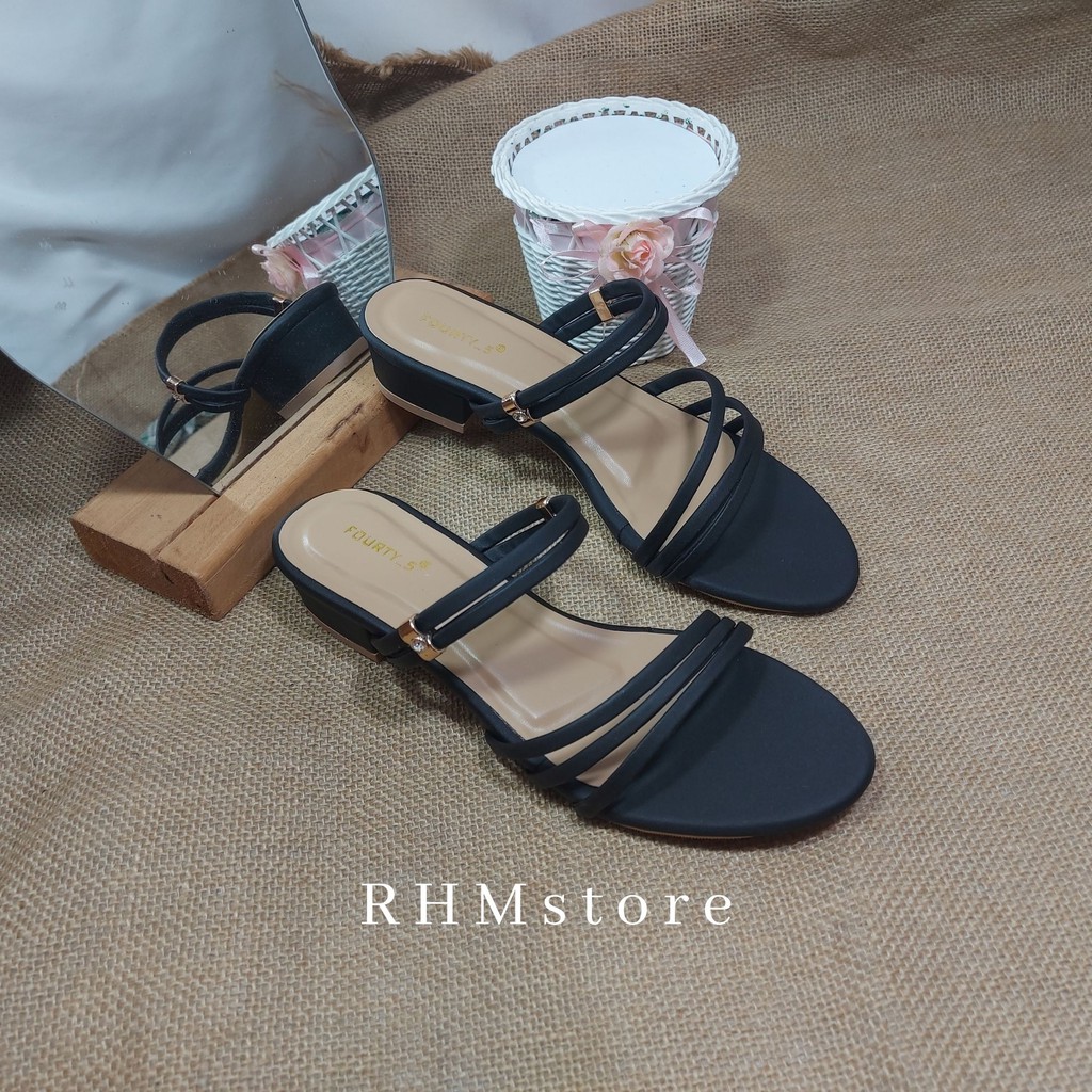 Sandal Hak Tahu 3 cm RHM K-06