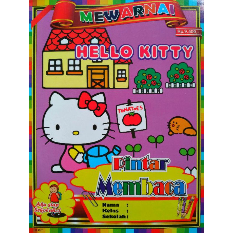 Buku Mewarnai Gambar Hello Kitty Shopee Indonesia