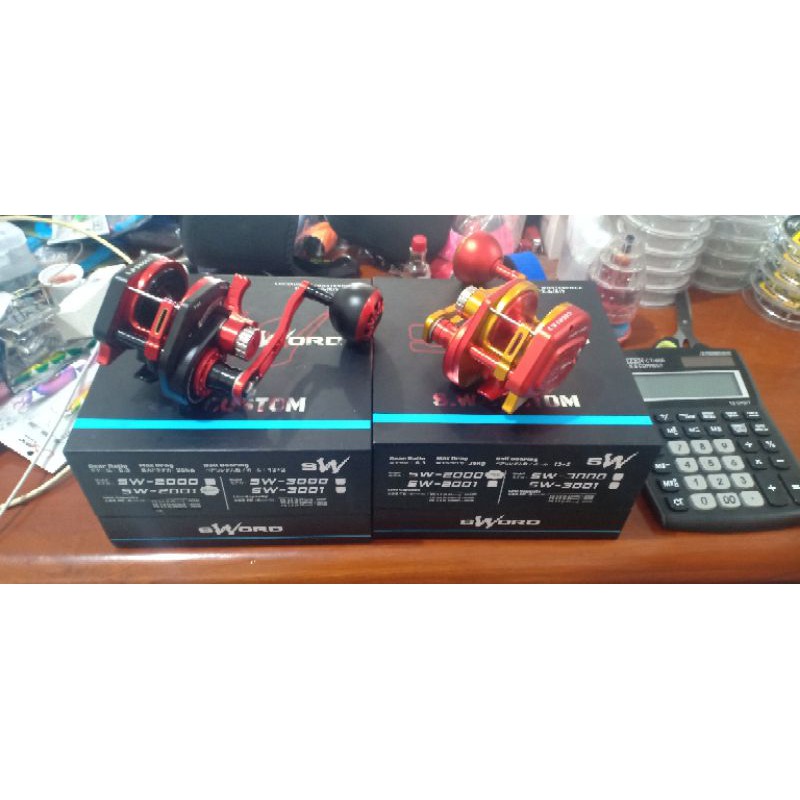 REEL OH WATER KILLER S.W SWORD SW - 2001 / HANDLE KIRI #BLACK