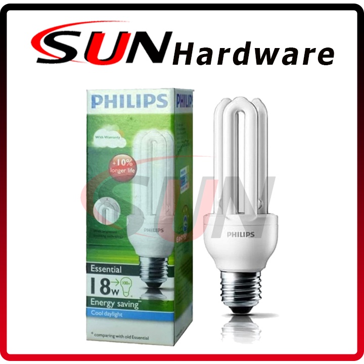 Lampu Philips Essential 18 Watt Putih Cdl Cool Day Light E27