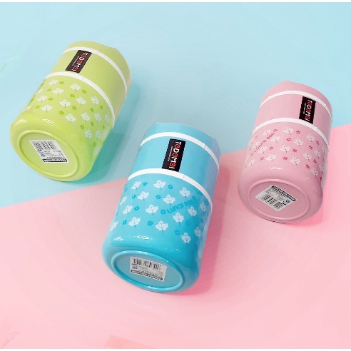 TEDEMEI Rantang Plastik 2 Susun qood quality