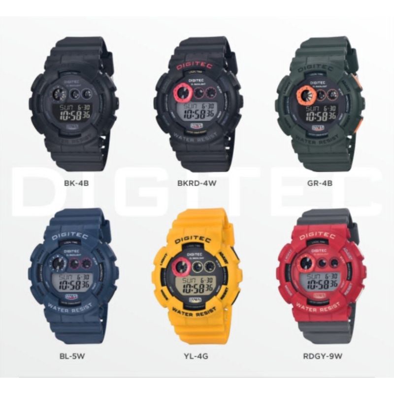 Jam Tangan Pria Digitec DG-5021T/ DG 5021T Original Free Box