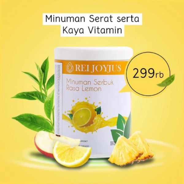 Joyjus Joy Jus Slim Fiber Pelangsing With Collagen 500gr  300gr - 300gr Diskon