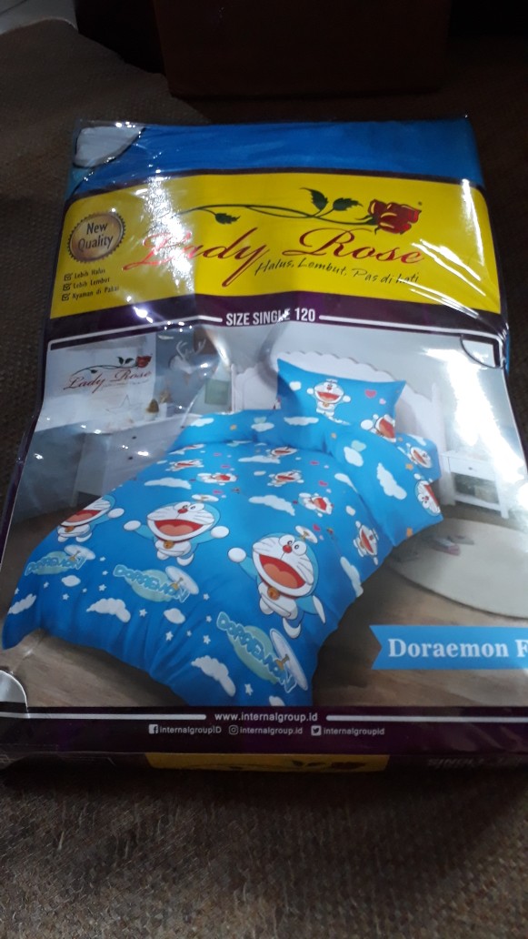 Lady Rose - Sprei Single Slate Alodia / Gisel / Furla / Lena / Isla / Vania / Amelia / Banda / Luxio