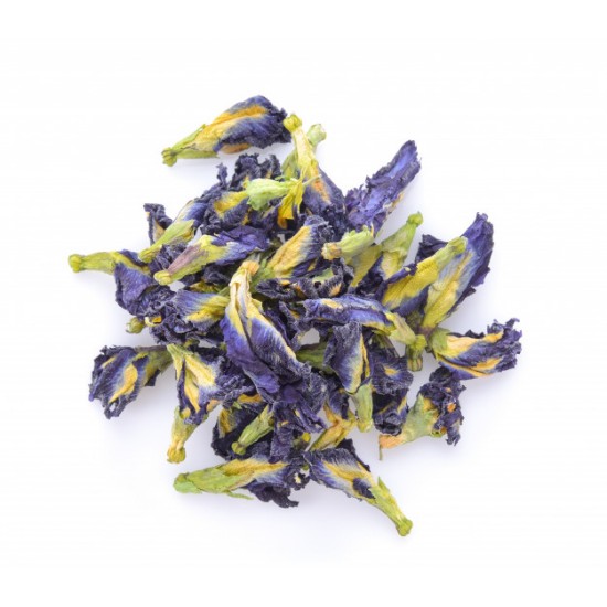 

teh kembang bunga telang kering dry butterfly pea flower tea organic surabaya 10 gr