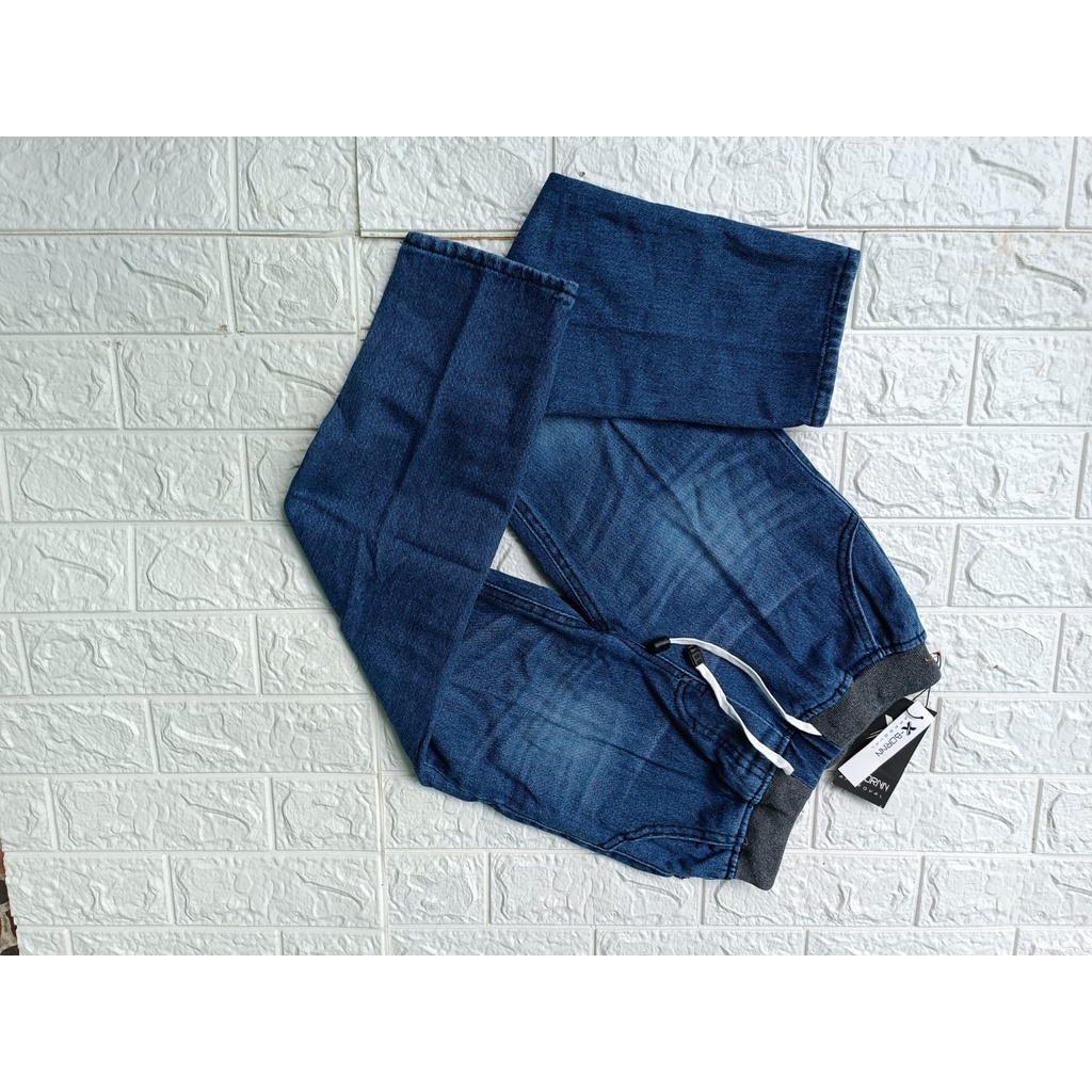 Celana jeans panjang stret strecth anak tanggung model terbaru distro