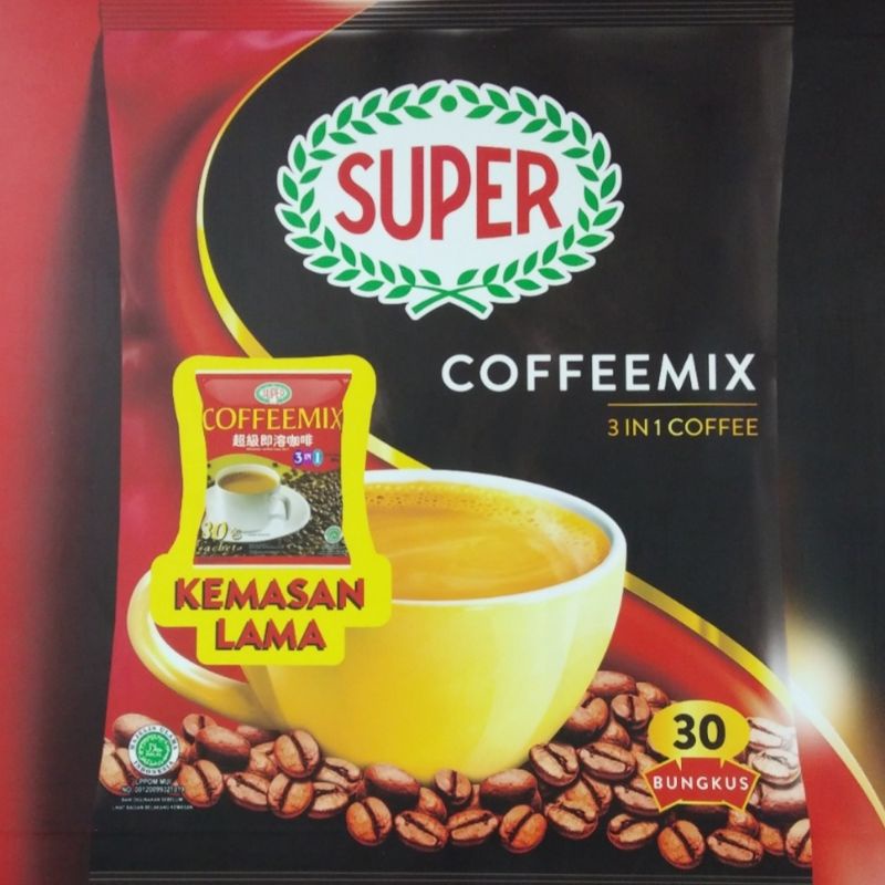Super Coffee Mix  3in1 Super Kopi mix Mix 3 in 1 Super Singapore