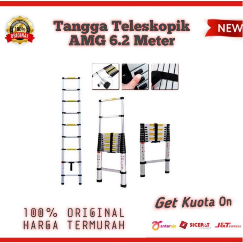 Tangga Lipat Teleskopik 6.2 Meter