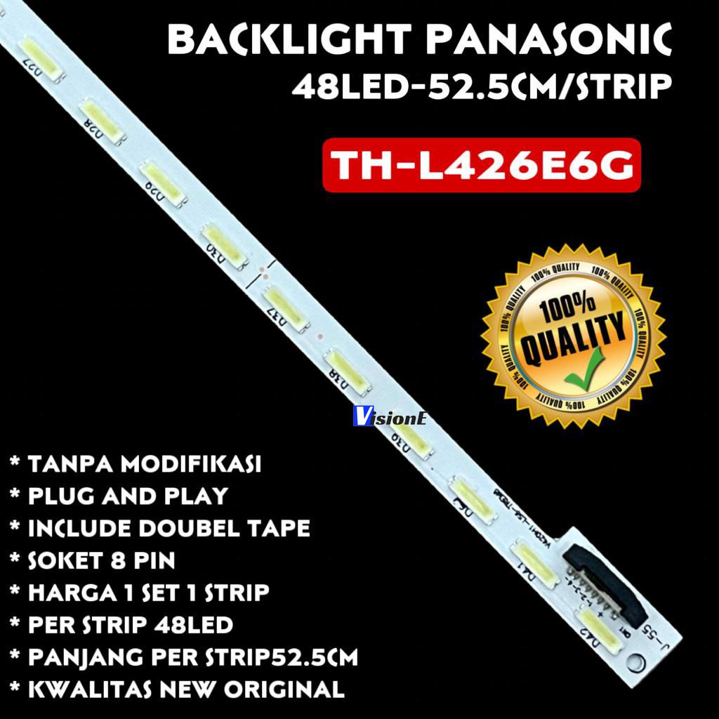 BACKLIGHT TV LED PANASONIC 42 IN TH-L42E6G THL42E6G L42E6G 42E6G 42E6 LAMPU BL 42 INCH