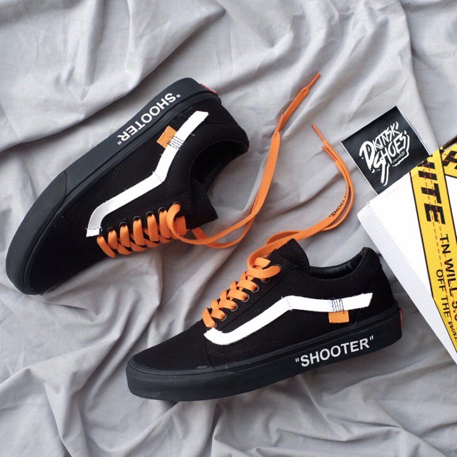 CISHOES OFF WHITE x Vans Old Skool "Black"