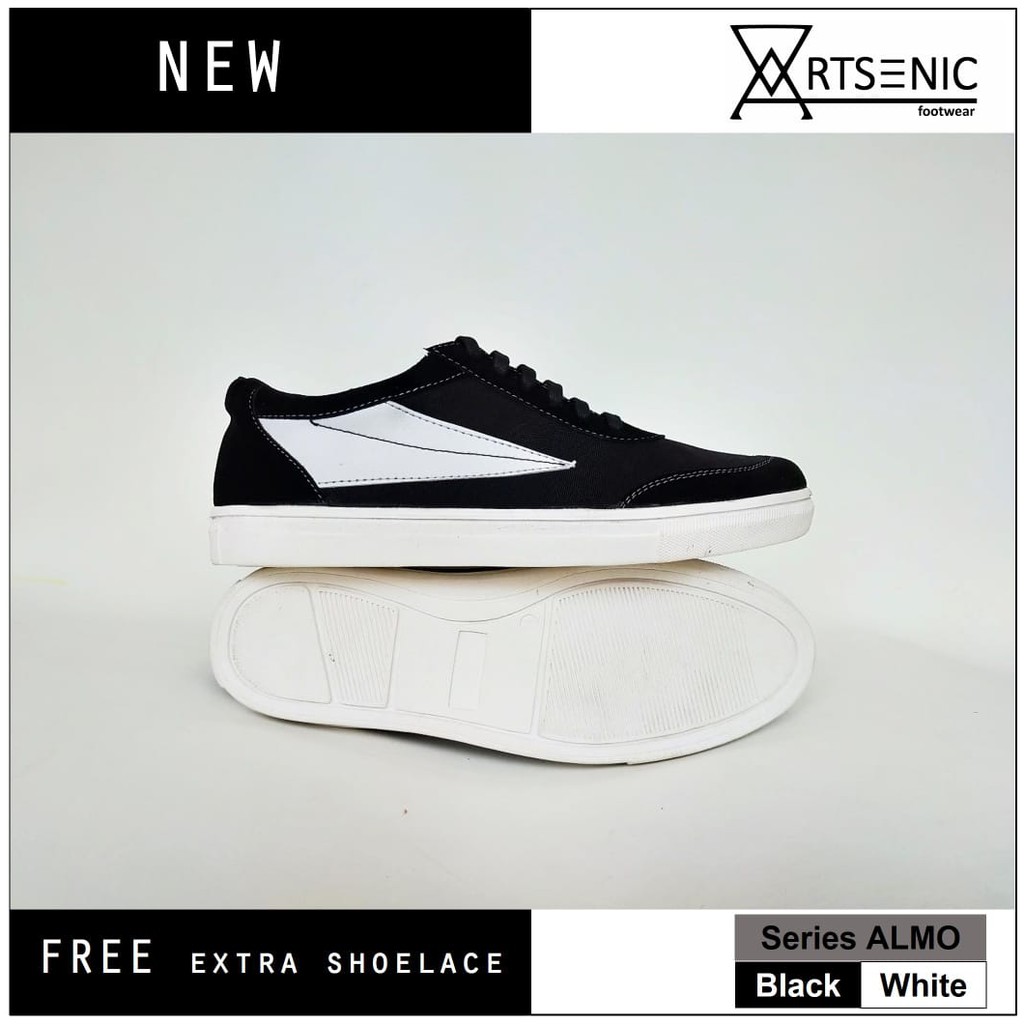 TOP SELLER ☆ Sepatu Pria  Sepatu Sneaker ARTSENIC alpha BLACK  Spesial limited Edition Kualitas Supe