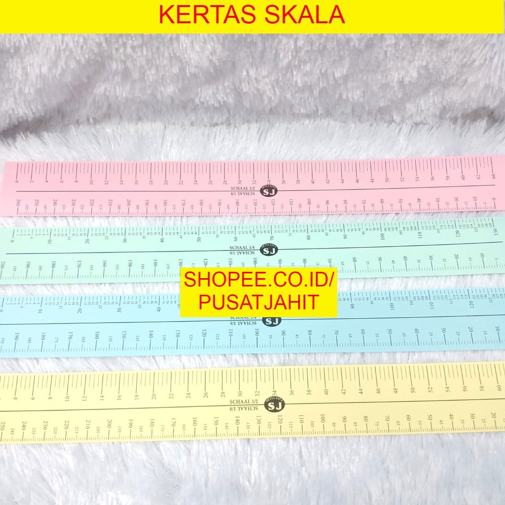 

(PER PACK) PENGGARIS SKALA (+/- 50 LEMBAR)