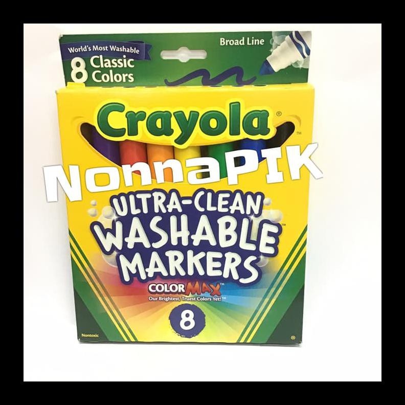 

TERBARU CRAYOLA ULTRA CLEAN WASHABLE MARKERS PAKET ALAT TULIS TERMURAH PING LENGKAP