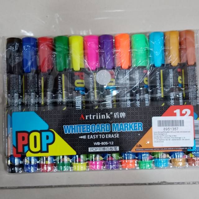 

White board marker 12 pieces medium