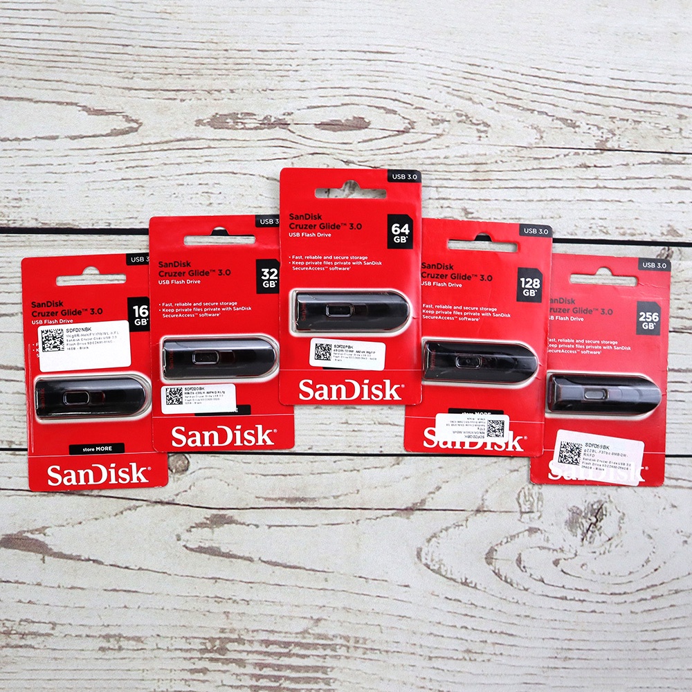 Sandisk Cruzer Glide USB 3.0 Flash Drive SDCZ600-032G - 32GB -SDFD2OBK Black