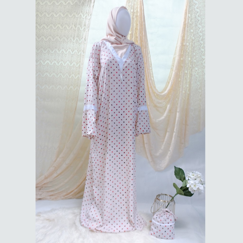 ASPUT - Plaid Mukena Abaya by Nonaa