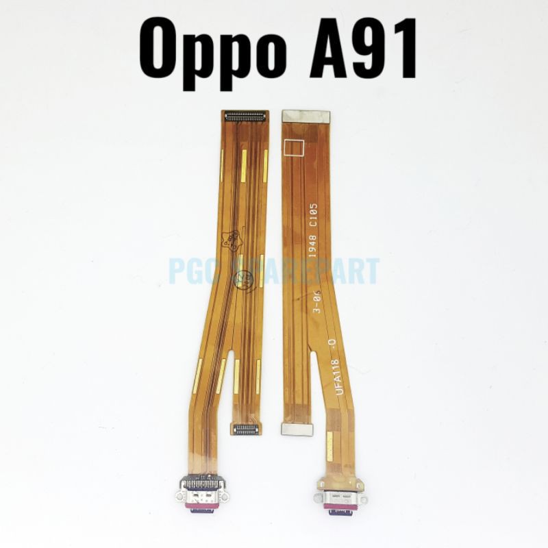 Flexibel Flexible Papan PCB Con Cas Con TC Konektor Charger Oppo A91