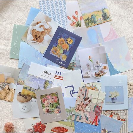 Scrapbook Paper Pack 5x4cm - Oil Painting Diary Deco (400pcs)