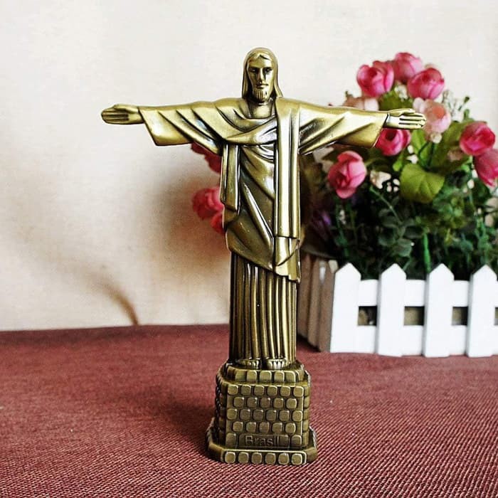 Souvenir Brazil Statue of Christ 20CM / Oleh-oleh Brazil 1383