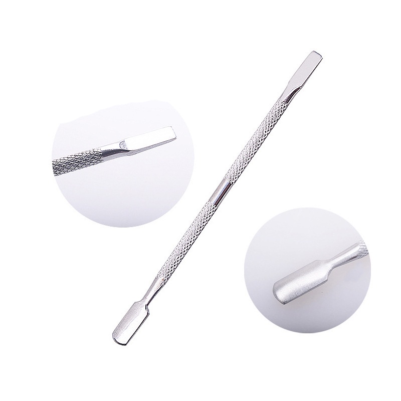 4pcs Alat Kutikula Tahan Lama Untuk Manicure Pedicure Bahan Stainless Steel