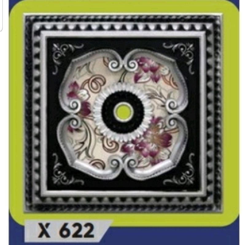 Ornamen Lampu Plafon pvc 60 cm / Ornamen Lampu Plafon hias / Ornamen plafon besar - 60x60 cm
