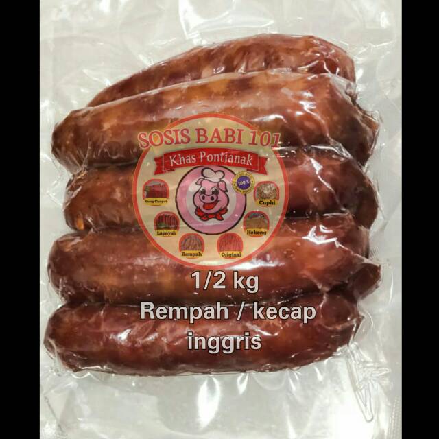 

Sosis rempah / kecap inggris 101 lapchiong/ konchong ( 1/2kg / 500gram )