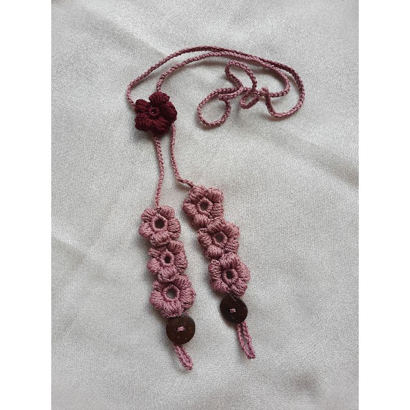 konektor masker rajut/penghubung tali masker