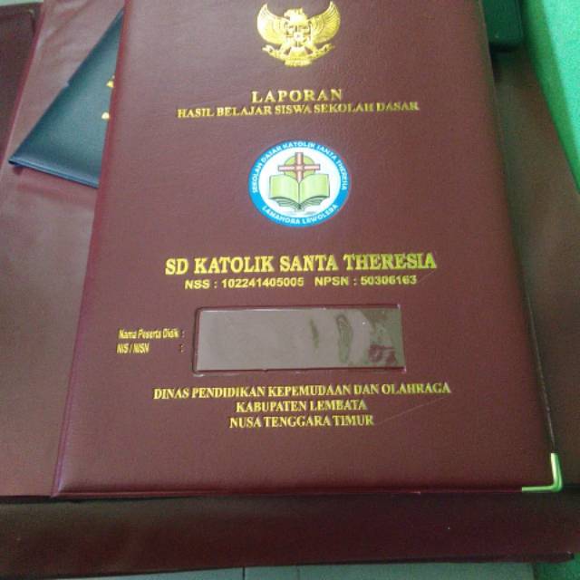 

Map ijazah dan Raport k13 logo warna Minim Oreder 100pcs