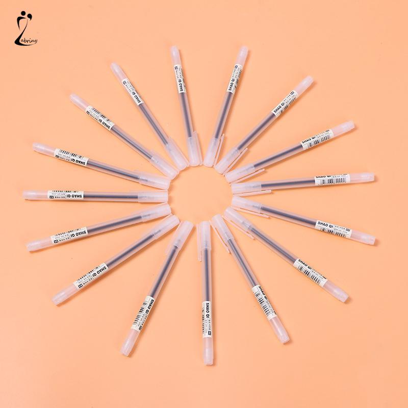 Scrub Tabung Jarum Penuh 0.5mm Kantor Alat Tulis Siswa Pena Tanda Tangan Pena Karbon Isi Ulang Z