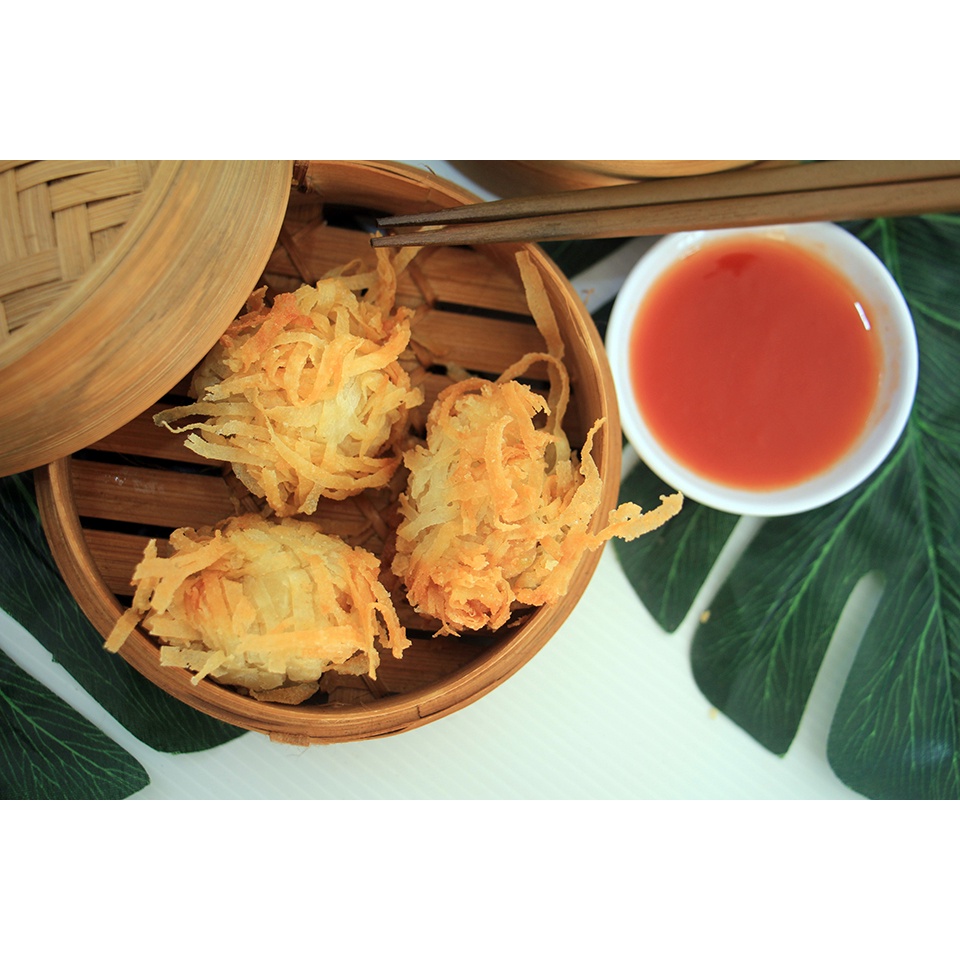 

Dimsum Udang Rambutan vacum pack isi 10 +saus