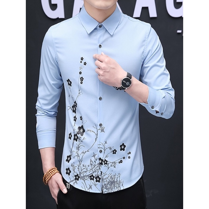 BISA COD ~ KEMEJA TRENDY JAMES TERBARU-KEMEJA LENGAN PANJANG KEREN KEKINIAN-KEMEJA PRIA TERLAS