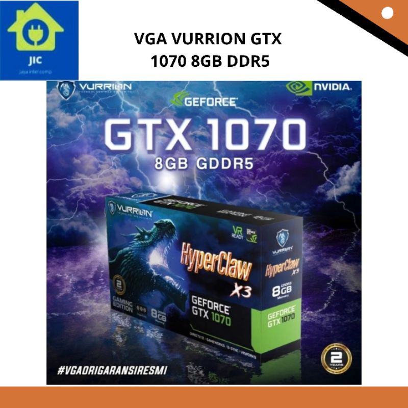 VGA VURRION GTX 1070 8GB DDR5