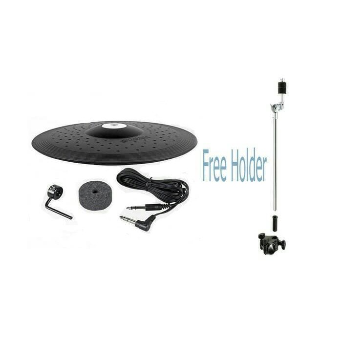 Promo Cymbal DTX Yamaha PCY 155 / PCY155 utk Drum Elektrik 15 inch + holder