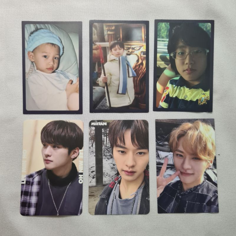 stray kids - mixtape, i am not (lee know hyunjin han selca childhood pc photocard)