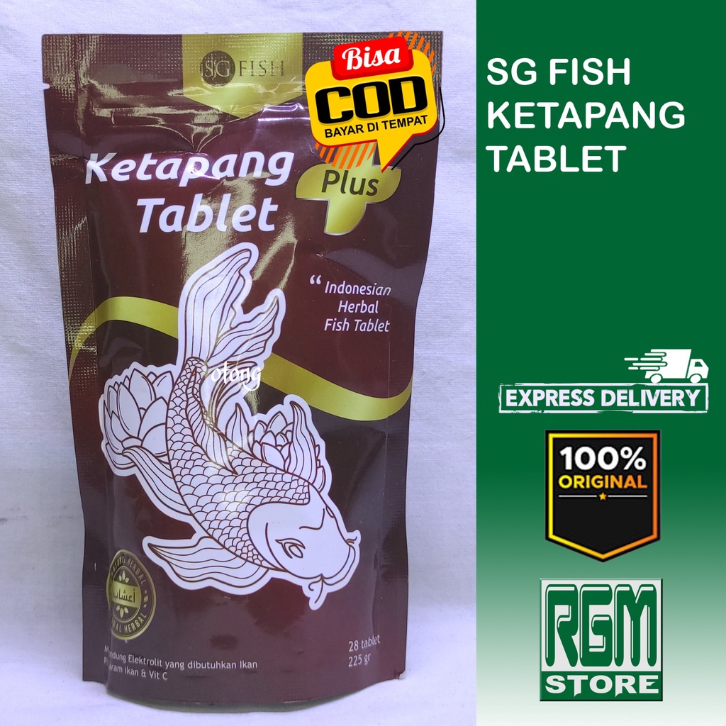 SG FISH KETAPANG TABLET 225 GR 225GR PLUS EKSTRAK VITAMIN C