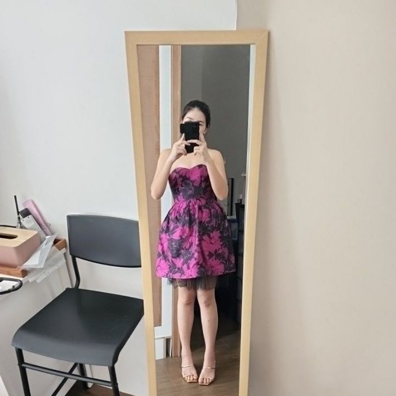 (preloved)dress after party custom marufe