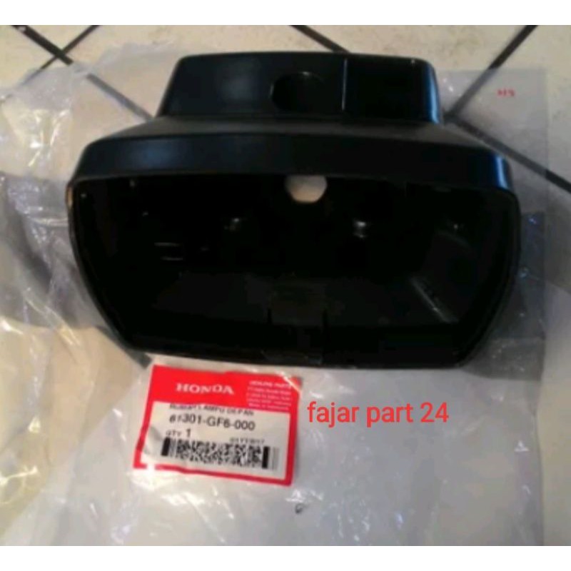 61301-GF6-000 61301 GF6 000 BATOK COVER LAMPU DEPAN HONDA WIN 100 KECIL TAHUN TUA ORIGINAL
