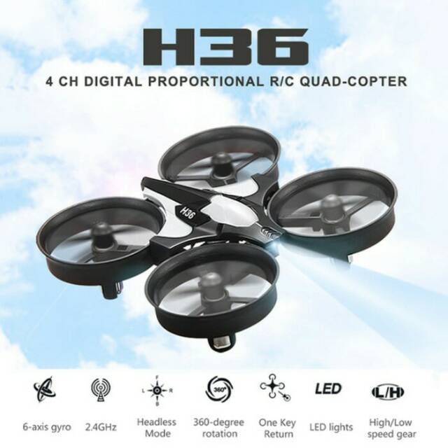 Drone Micro Jjrc H36 Tiny Whoop Shopee Indonesia