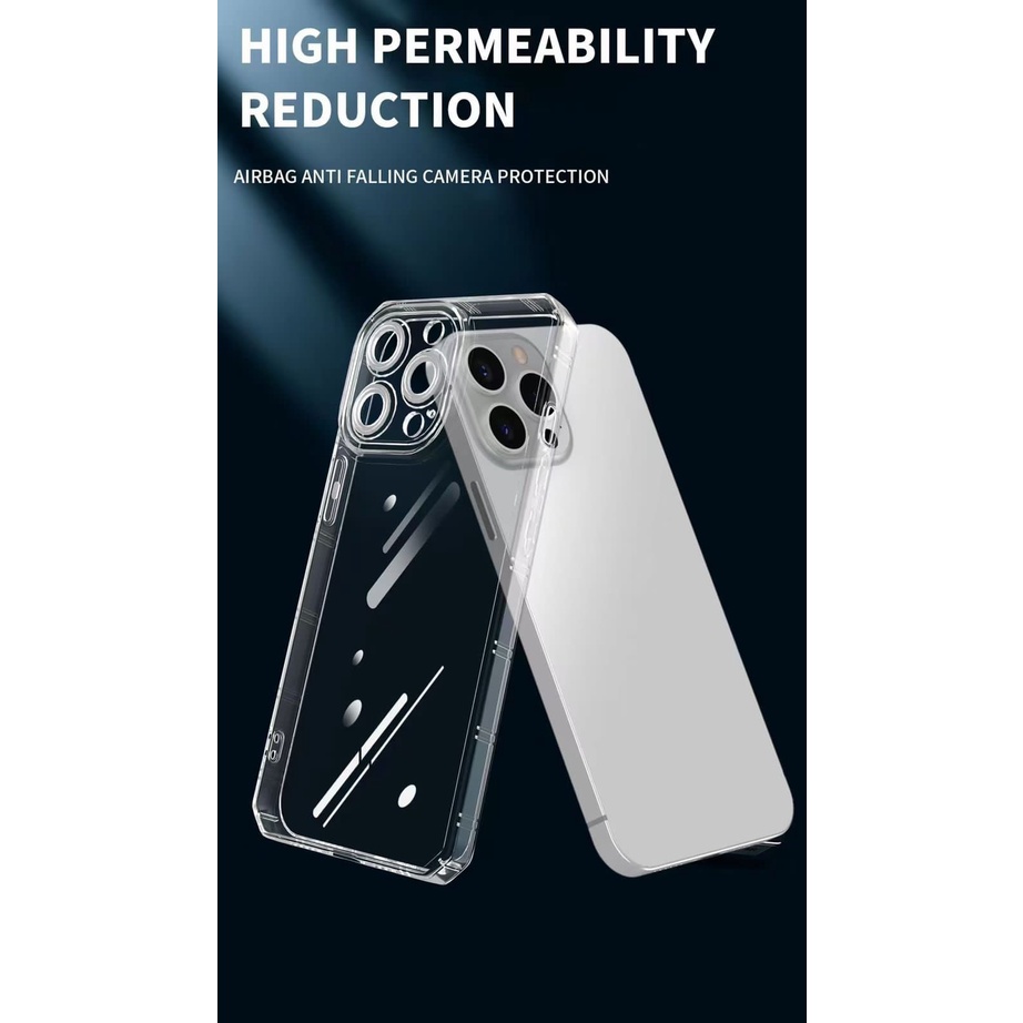 Case AirBag Super Clear Xiaomi Redmi 10 Note 9 10 11 T Pro Mi 11T Pro Poco M3 M3Pro F3 X3 M4 Pro 5G 12C 4G ANTI JAMUR Full Protection Camera