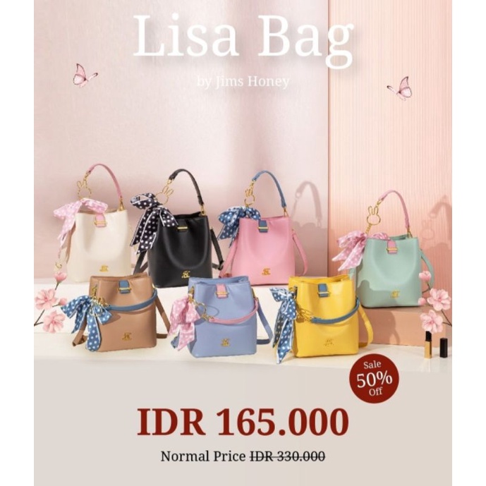 Free Scraft Lengkap Lisa Bag Jims Honey Tas Selempang Wanita Handbag