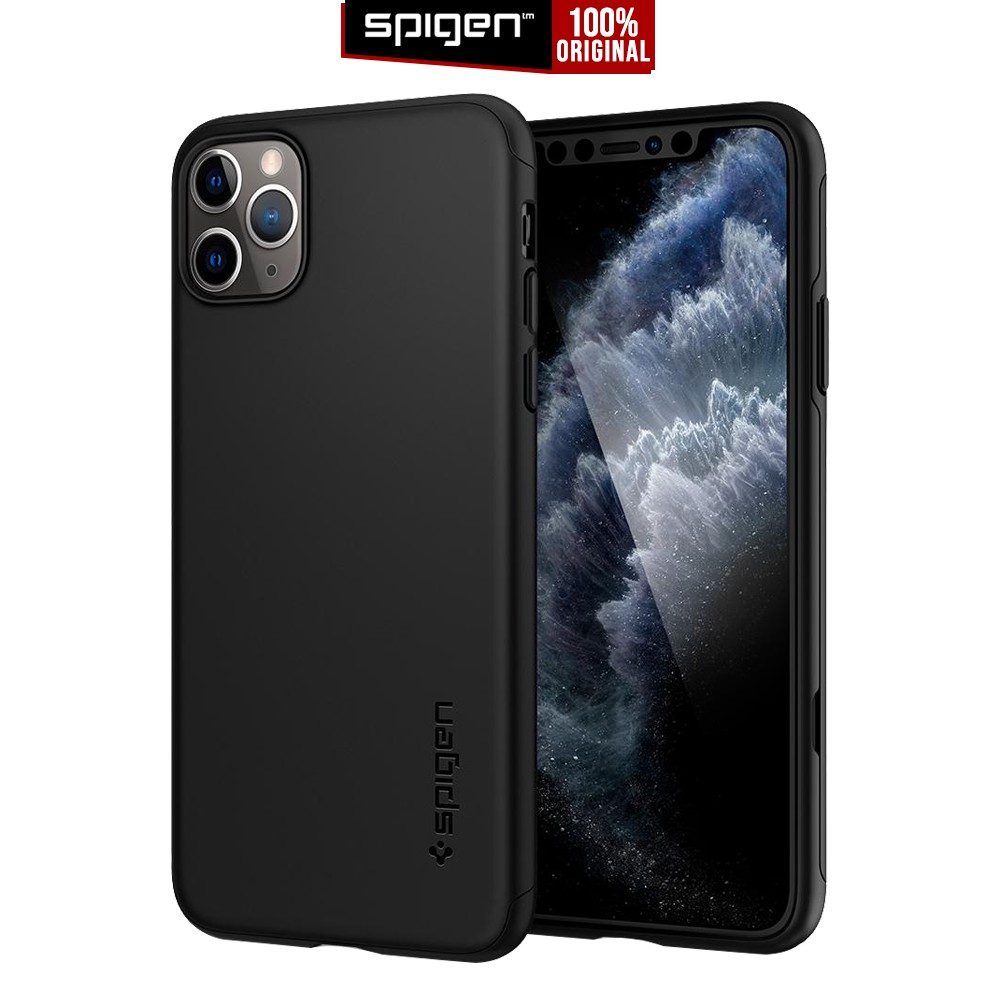 

Case iPhone 11 Pro Max / 11 Pro / 11 Spigen Thin Fit Classic Hardcase Slim Casing