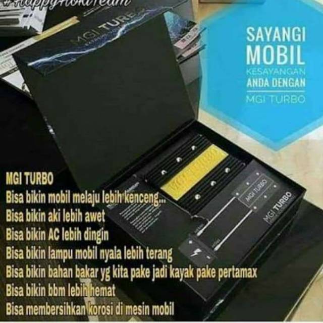 MGI Turbo MobiL/Penghemat BBM MCI/Perawatan Kendaraan