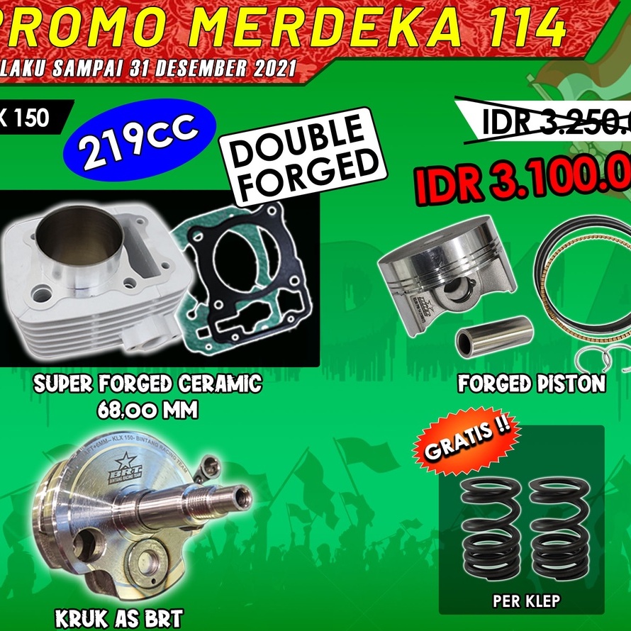 PROMO PAKET KLX 150 BRT