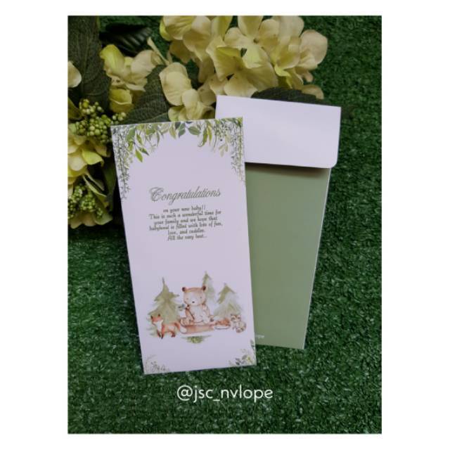 

Amplop lahiran anak baby born / baby shower / acara tasyakuran. Amplop Uang Angpao. Money Envelope