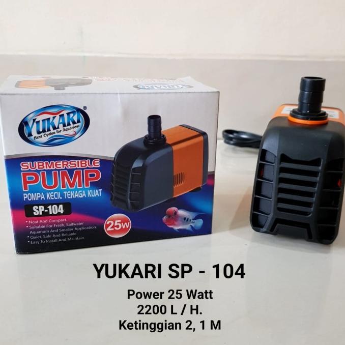Pompa Air Aquarium/ Water Pump YUKARI SP-104 25 Watt